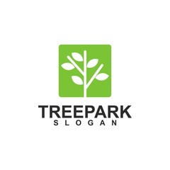 Nature, Tree leaf logo template, design concept. vector