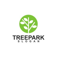 Nature, Tree leaf logo template, design concept. vector
