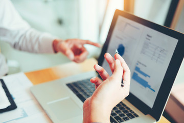 Co-working Business Team Consulting meeting Planning Strategy and brainstorming new business project