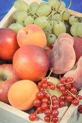 Fresh fruits as source minerals and vitamins. Healthy lifestyles, slimming and dieting