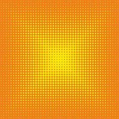 Halftone dots pattern, radiance. Seamless pattern. Background design.