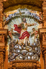 Fototapeta na wymiar Jesus Resurrection Statue Basilica Our Lady Solitude Church Oaxaca Mexico