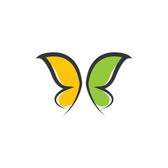 Butterfly logo vector icon
