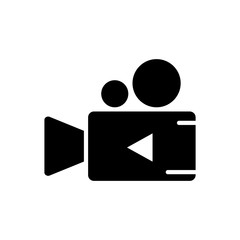 Video play icon design templates, movie icon vector