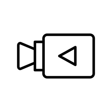 Video play icon design templates, movie icon vector