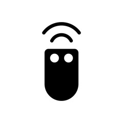 Remote icon vector flat illustration design template