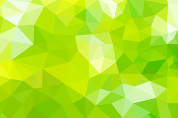 Fototapeta na wymiar abstract triangles green gradient for background. geometric style