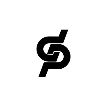DP D P  PD P D logo initial letter design.