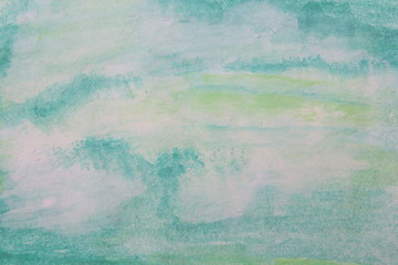 Fototapeta na wymiar colorful watercolor on White background.