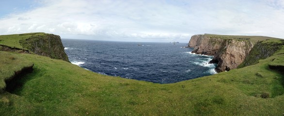 Ireland Benwee Head Panorama
