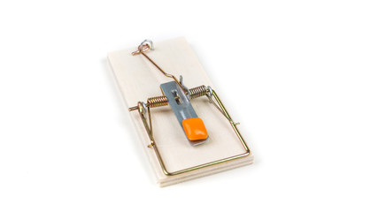 Cheap wood and metal snap mouse traps for catching pests