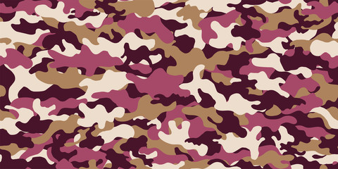 Camouflage background. Seamless pattern.Vector. 迷彩パターン