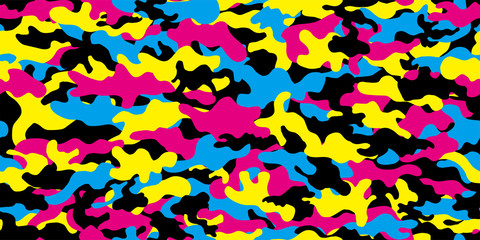 Camouflage background. Seamless pattern.Vector. 迷彩パターン © tabosan