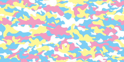 Camouflage background. Seamless pattern.Vector. 迷彩パターン