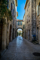 Naklejka na ściany i meble Vézénobres, Gard, Occitanie, France.