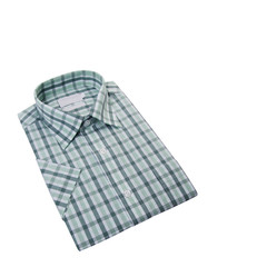 shirt or isolated folded fashionable men shirt new.