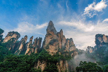 The Gathering of Heavenly Soldiers scenic rock formations