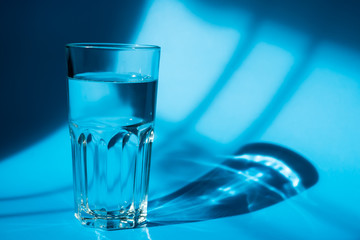 A glass of drinking water