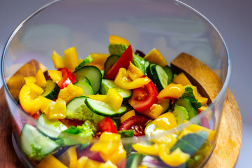 Salat mit Gemüse