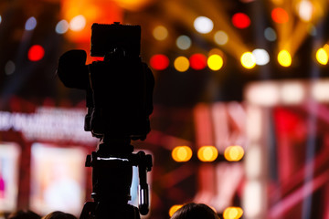 Covering an event with a video camera