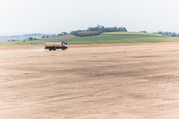 Construction Industrial Water Trucks Spaying New Devepment Sand Platform Countryside