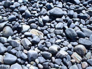 Beautiful pebble on island