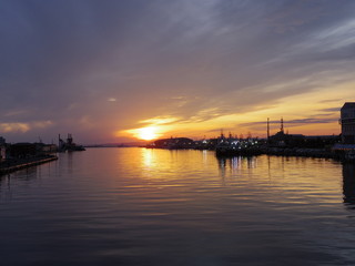 Fototapeta premium 北海道釧路の夕日