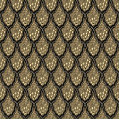 3D rendering of Middle Ages armor pattern tile