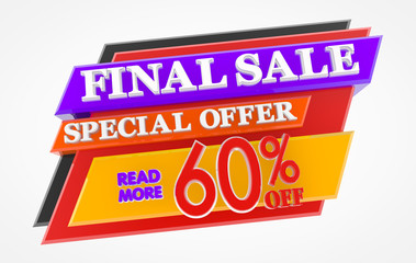 FINAL SALE SPECIAL OFFER 60 % OFF READ MORE 3d rendering