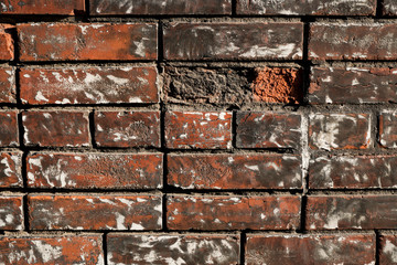 Brick wall texture. Background image of masonry