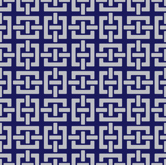 Japanese Square Weave Seamless Pattern