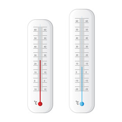 Thermometer icon vector 