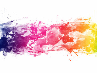 Colorful Abstract Artistic Watercolor Paint Background