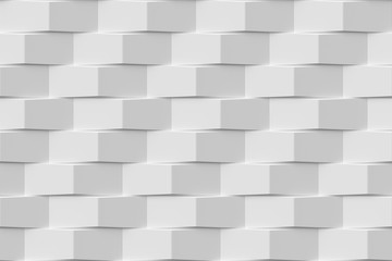 Abstract white seamless decorative bricks background