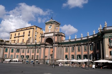 Fototapeta na wymiar Convitto nazionale Vittorio Emanuele II à Naples
