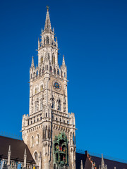 Rathausturm in München Bayern Deutschland
