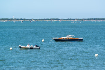 BASSIN D'ARCACHON (France), vue sur la baie