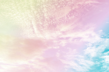 beauty high fluffy abstract clouds blue sky background fresh air in sunny day