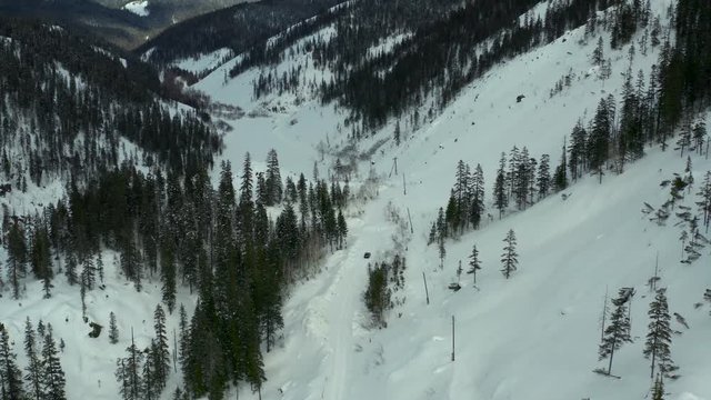 The road to the mountain lake Amut. 2019 year.