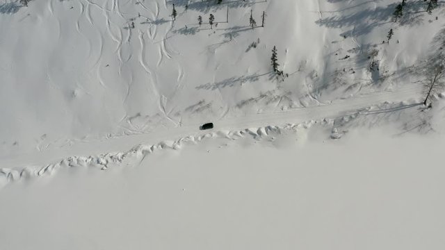 The road to the mountain lake Amut. 2019 year.