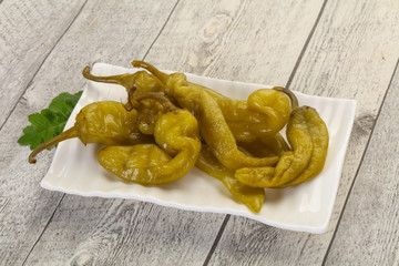 Pickled green pepper