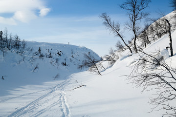 winter mountain landscape