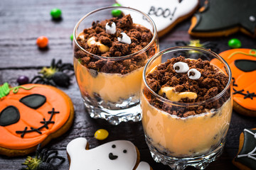 Halloween sweet dessert.