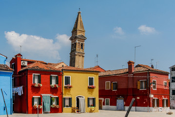 Venezia, panoramica dell'isola di Burano