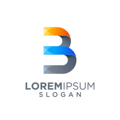 letter b logo design vector illustration © buqancreative