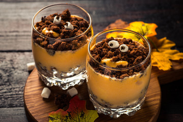 Halloween sweet dessert.