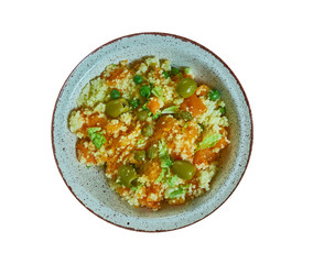 Israeli couscous with butternut squash