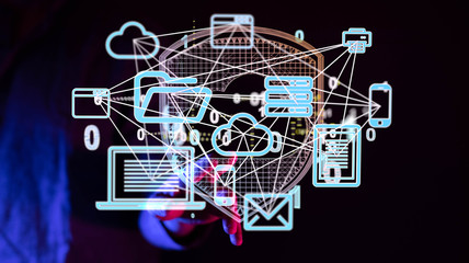 Visualization Projection of Data Transmission Through High Speed Internet