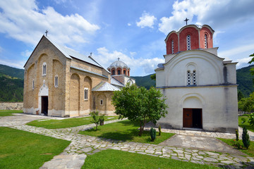 Fototapeta na wymiar Serbian medieval orthodox monastery Studenica, Serbia