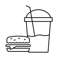 Food line icons